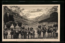 CPA Gavarnie, Une Caravane en