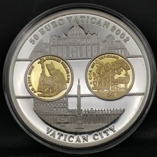 MEDAILLE 50mm REPLIQUE 50 EURO