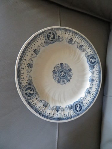 Gien plat décor - , bleu