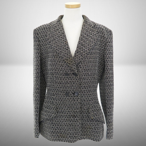 Veste chanel double boutonnage - chanel,