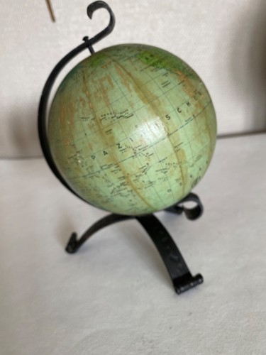 Ancien globe terrestre - terrestre, fer