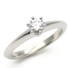 D'OCCASION TIFFANY&Co. Bague Solitaire US 5 Pt950Platine/diamant 4,7g...