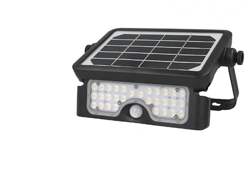 Projecteur solaire led noir - led,