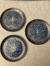 Émile Rocher, Lot De 3 Plats