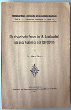 Alsace - DIE ELS. PRESSE IM