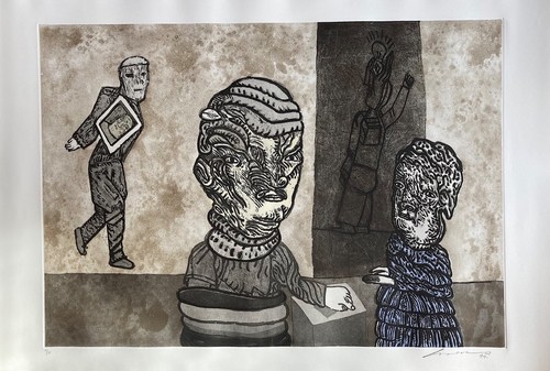 Cuevas josé luis gravure - josé,