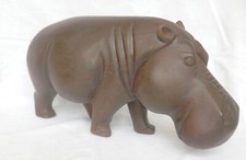 HIPPOPOTAME en  BOIS EXOTIQUE