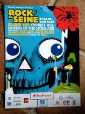 Publicité advert concert festival ROCK EN SEINE 2010 BLINK 182 CYPRESS HILL QTSA