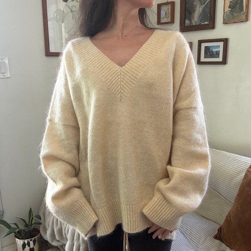 Mohair wool butter cream - butter,