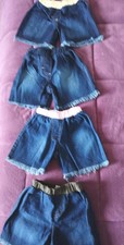 Lot De Shorts En Jean Bébé Fille 6 Mois