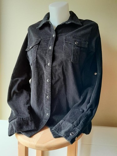 Chemise velours côtelé - , noir