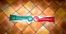 Echarpe scarf sciarpa Asse St Etienne v Olympiacos Olympiakos UEFA cup 2008-09