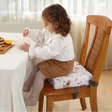 Siège Rehausseur de Chaise de Salle à Manger pour Enfants, Coussin Rehausseur