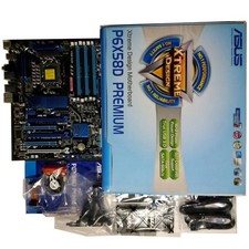 Carte mère ASUS P6X58D PREMIUM LGA1366 DDR3 utilisée avec le dernier BIOS