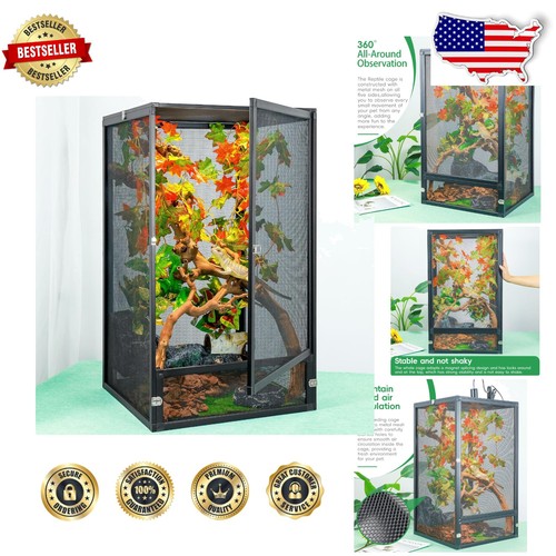 Foldable reptile terrarium - reptile,