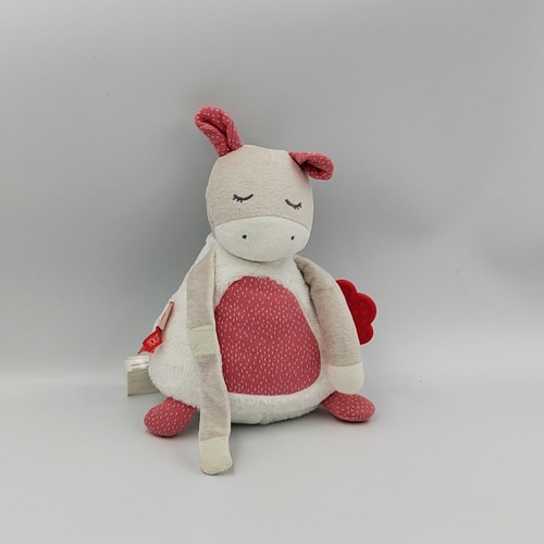 Doudou ane cheval blanc - , rose