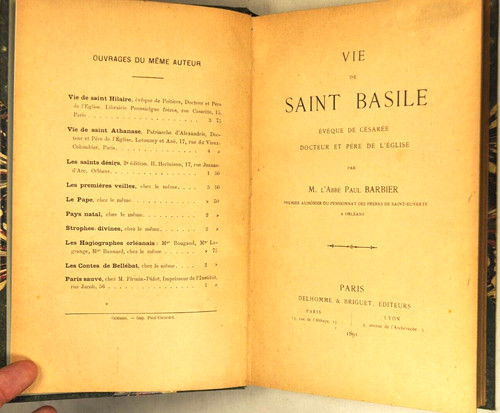 Barbier vie saint basile - barbier,