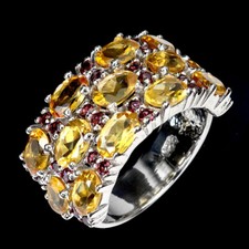 925 Bague en Argent Ovale