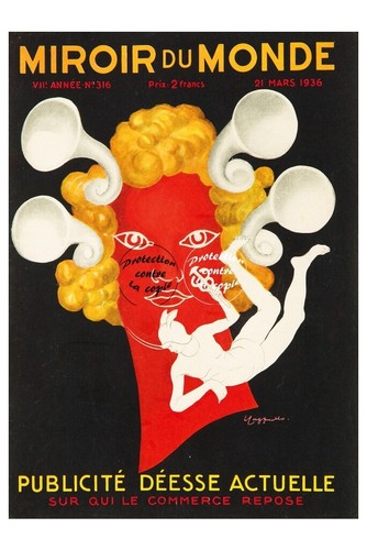 1936 miroir monde poster - monde,