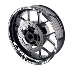 Red White Decals 17" Rim Wheel
