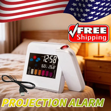 LED Projection Alarm Clock