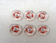 Lot 6 Boutons anciens en