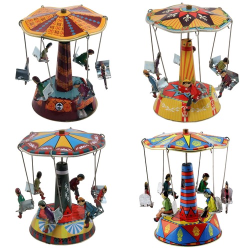 Jouet tôle carrousel - tôle, swing