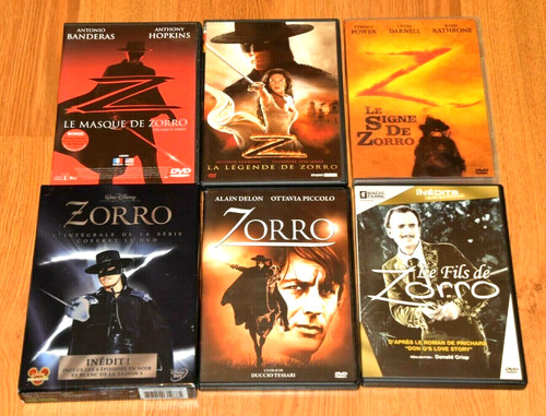 Rare lot dvd zorro serie - lot, 18