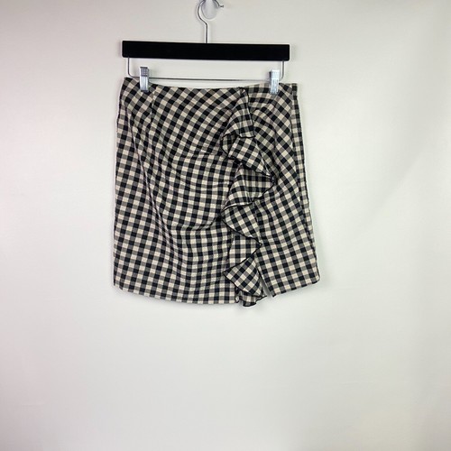 Womens 8 gingham mini - sz,
