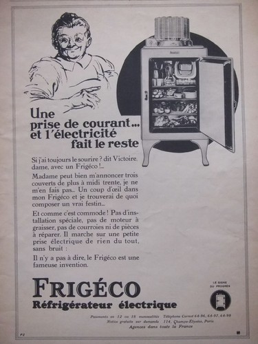 Publicité frigéco - publicitÉ,
