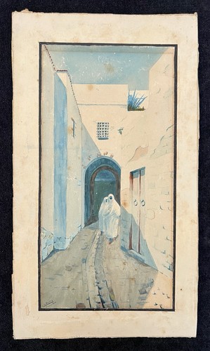 Antique orientalist drawing - antique,