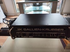 Tête d'ampli Gallien Krueger Fusion 550 + footswitch, réparée, garanti 5 mois
