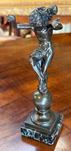 Sculpture bronze bacchanale