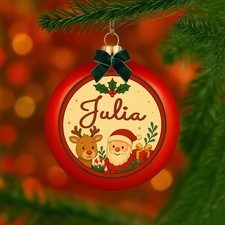 Boule de Noël personnalisée
