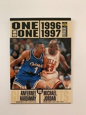 UPPER DECK CARD 1996 ONE ON ONE ANFERNEE HARDAWAY - MICHAEL JORDAN