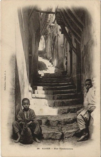 Cpa algeria alger rue - cpa, ak