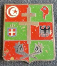 Insigne Service des Essences – 1re Armée Rhin Danube – métal peint – REF 5984