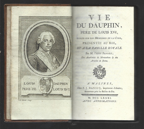 Vie dauphin père de - père, louis
