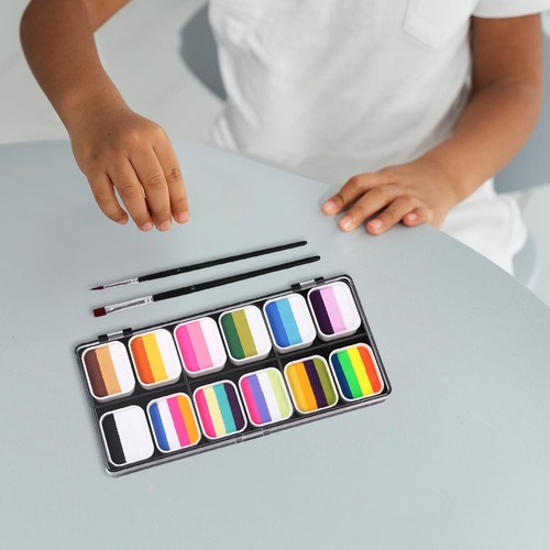 Visage corps peinture - peinture, ensemble