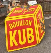 Grande Plaque Emaille Kub