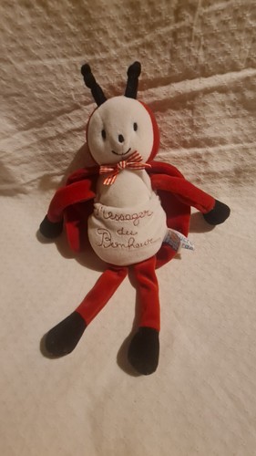 Doudou peluche coccinelle - peluche,