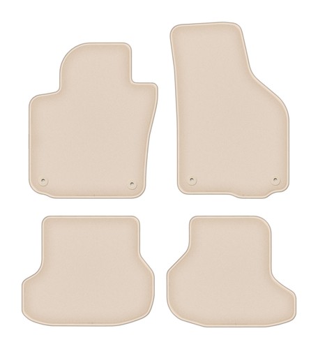 Tapis sol velours beige - sol, en