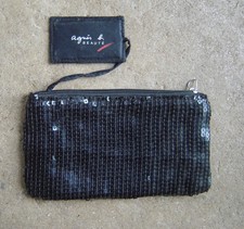 Pochette maquillage  AGNES B avec petit miroir
