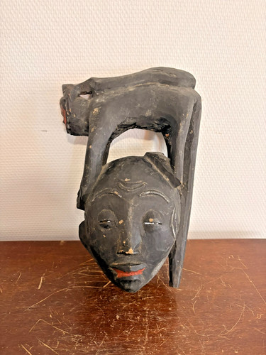 Ancien masque africain heaume - ancien,
