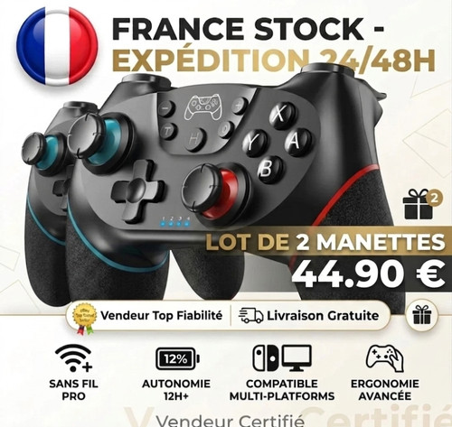 Manette pro sans fil pour - manette,