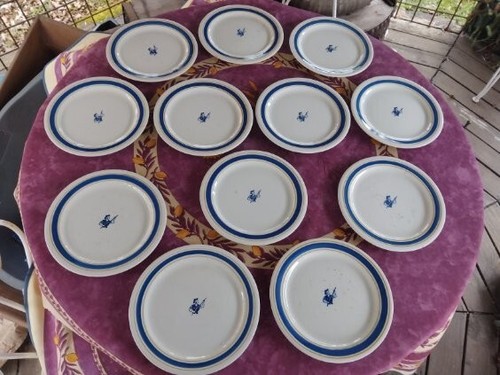 Assiettes plates - 12,