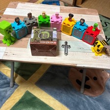Lot de 9 figurines Minecraft