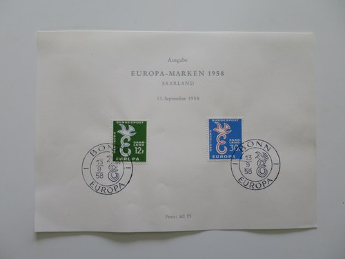 Sarre cept 1958 - 1958, feuille