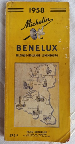 Guide michelin benelux 1958 - michelin,
