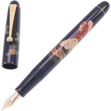 Stylo plume Pilot Namiki Nippon Art Collection Maki-e 14K Geisha Courtesan M